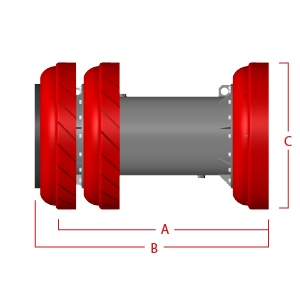 Power Brush Pig - Steel Brush Foam Pigs